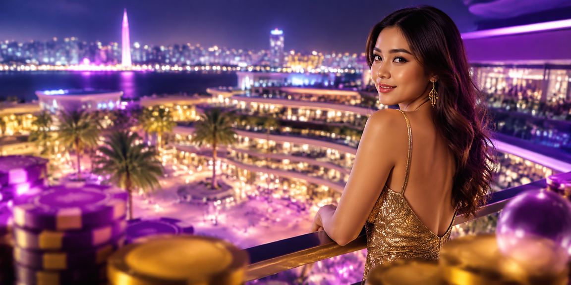 Platform taruhan online bara22 dengan tema neon dan nuansa malam