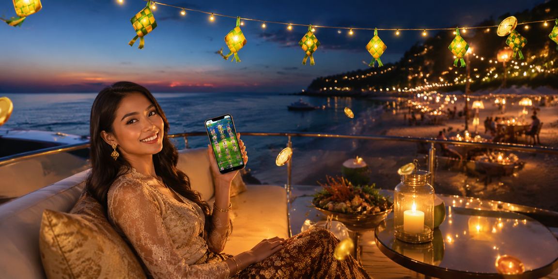 Taruhan esports di bara22 dengan latar pantai tropis